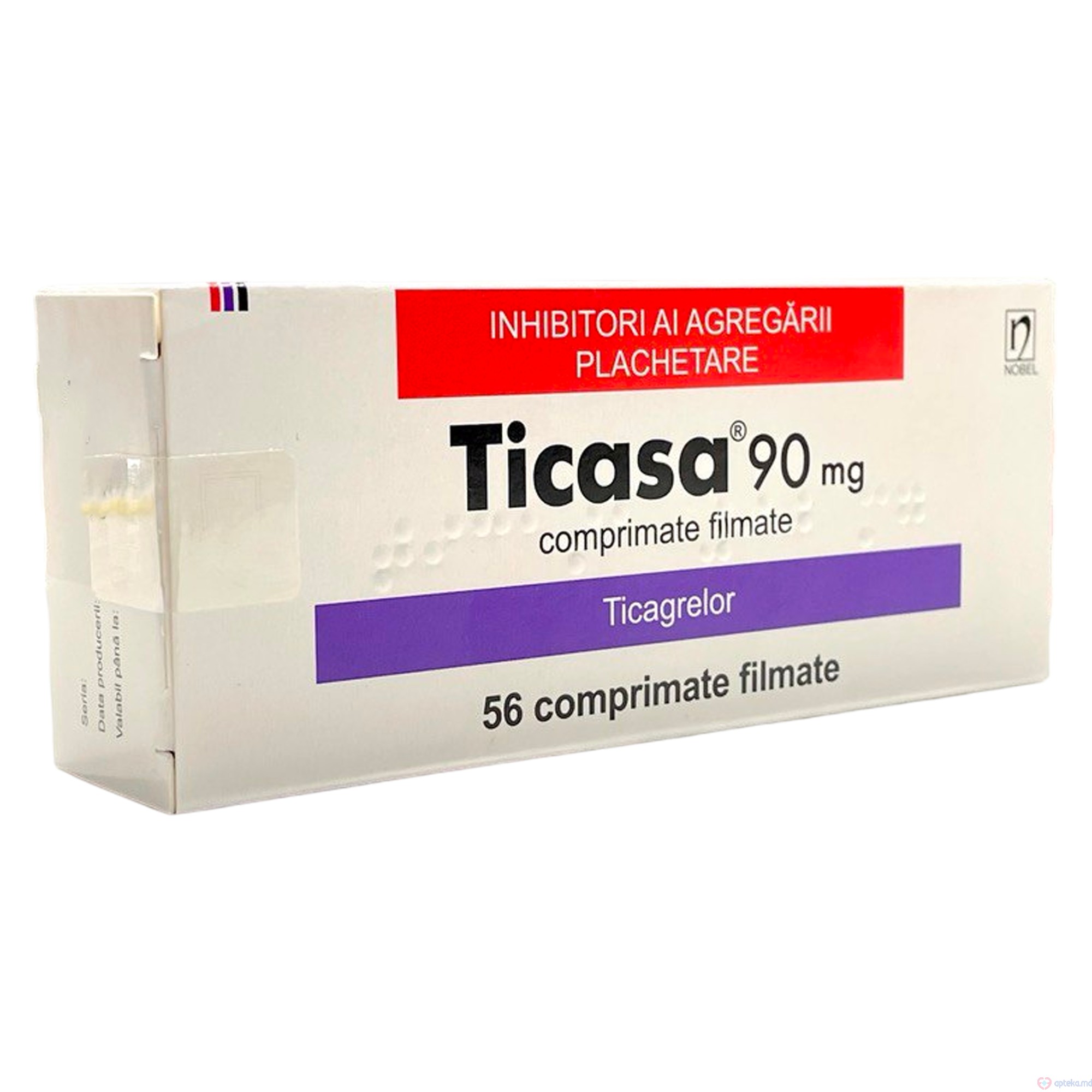 Ticasa comprimate filmate 90 mg N14x4