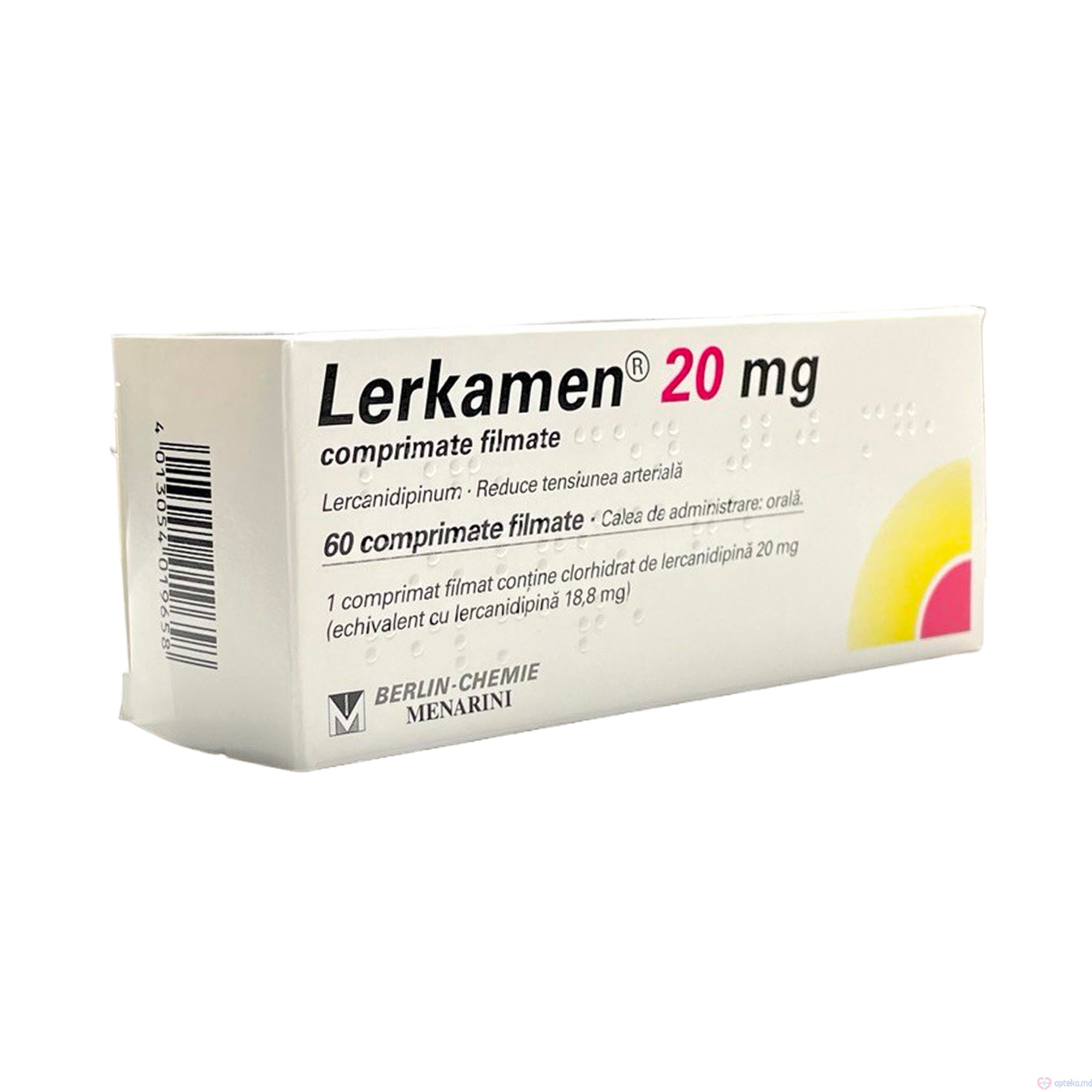 Lerkamen 20 comp. film. 20 mg N15x4