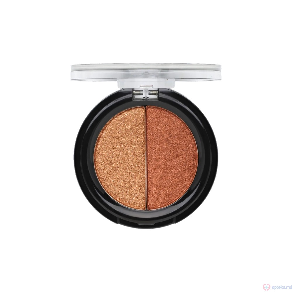 Fard de pleoape Aden Shine Eyeshadow Powder Duo №2 BRONZ