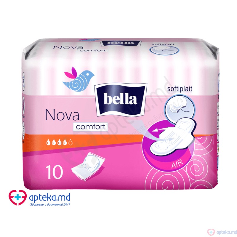 Прокладки 2255-Bella Nova Comfort Soft 4 кап N10