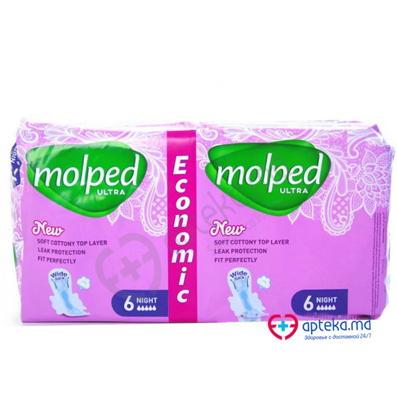 Прокладки MOLPED Ultra Night 6 кап N12