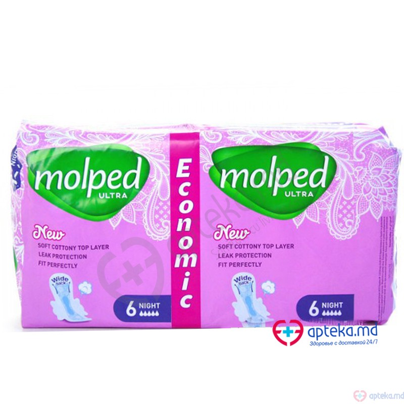 Прокладки MOLPED Ultra Night 6 кап N12