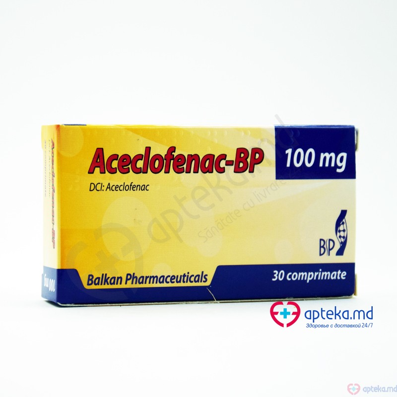 Aceclofenac-BP comp. 100 mg N10x3