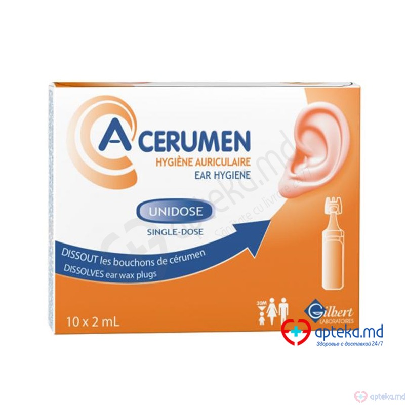 A-Cerumen 2ml lotiune p/u urechi N10