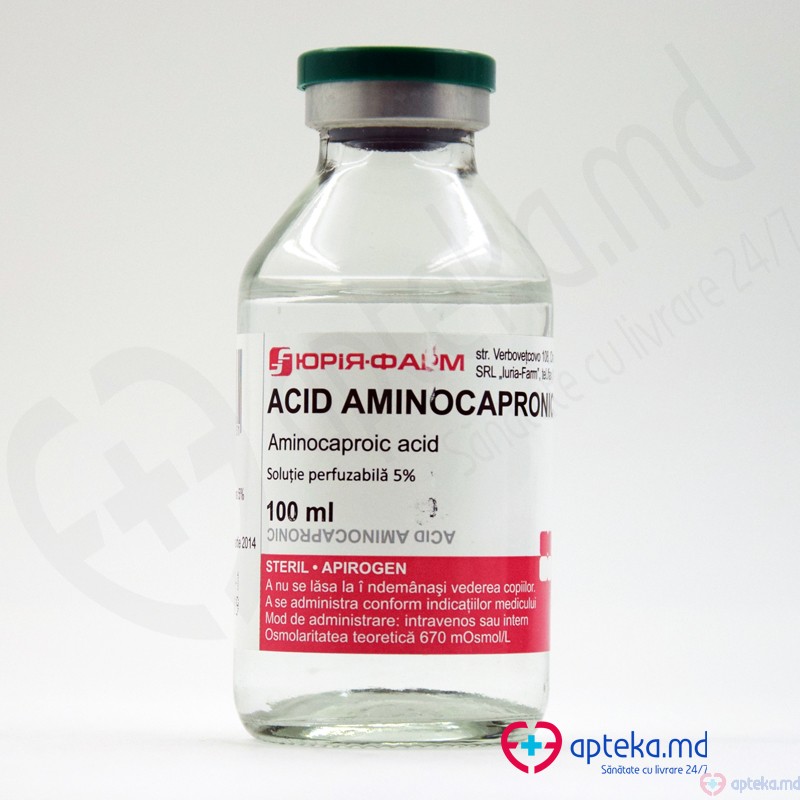 Acid aminocapronic sol. perf. 5% 100 ml N1