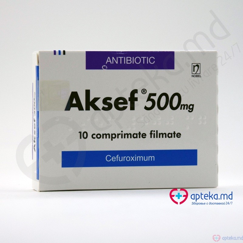 Aksef 500 mg comp. film. 500 mg N10