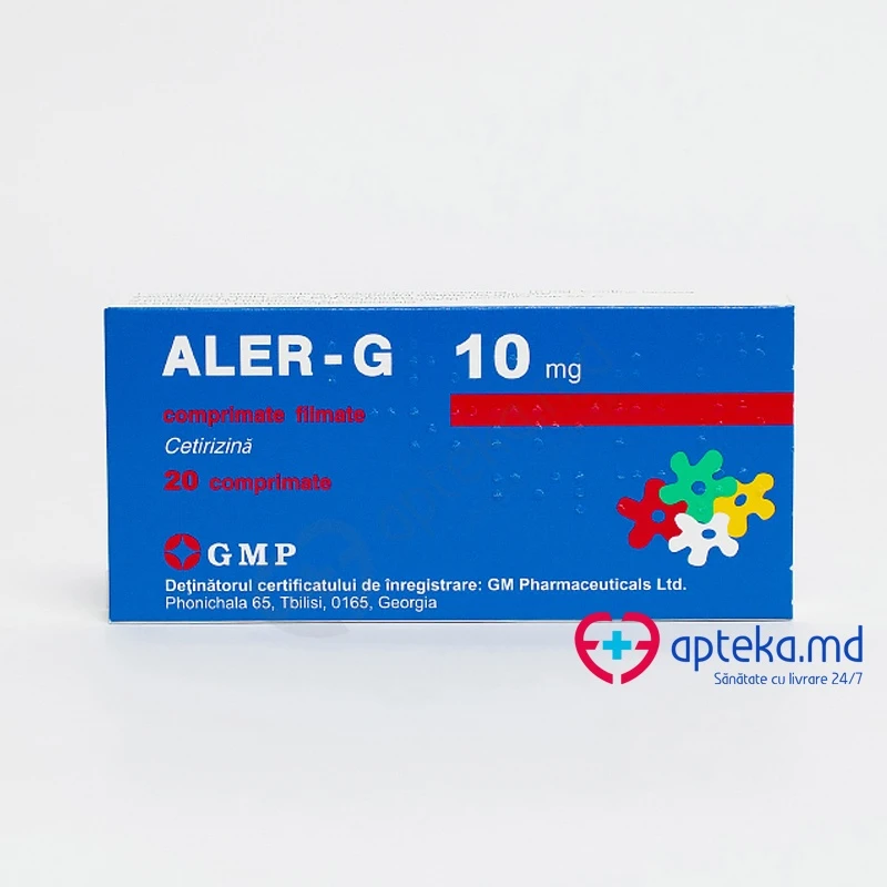 Алер-G табл п/обол 10 мг N10x2 Алер-G табл п/обол 10 мг N10x2