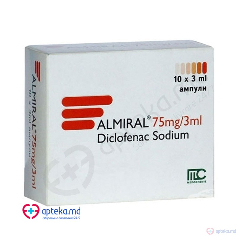 Almiral 75 mg/3 ml sol. inj. 75 mg/3 ml N5x2