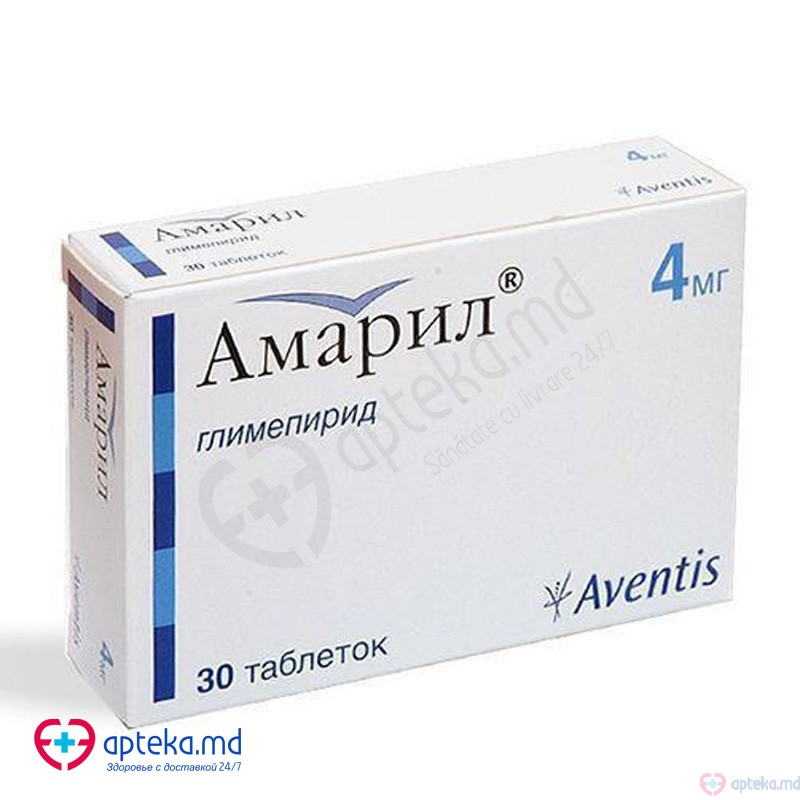 Amaryl 4 mg comp. 4 mg N15x2