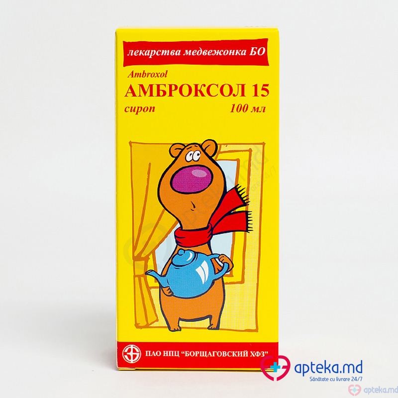 Ambroxol 15 sirop 15 mg/5 ml 100 ml N1