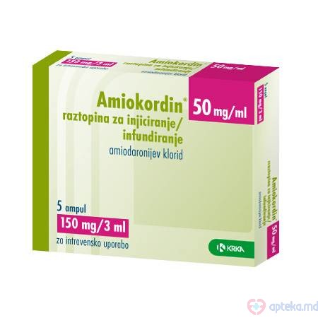 Amiokordin sol. inj. 150 mg/3 ml N5