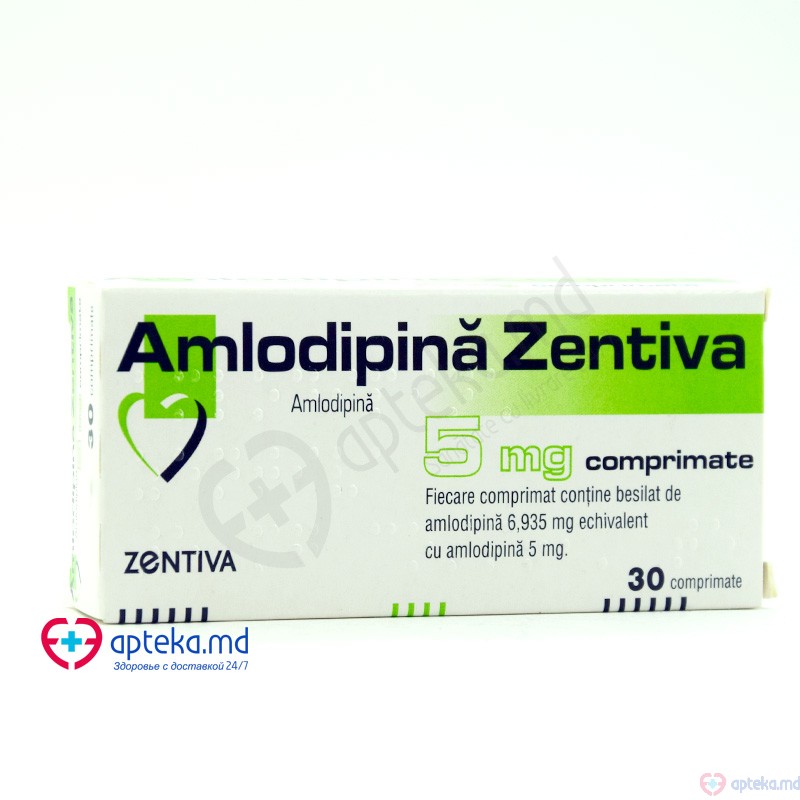 Amlodipina Zentiva 5 mg comp. 5 mg N10x3