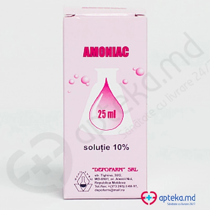 Нашатырный Спирт (Аммиак), р-р 10%, 25 мл Нашатырный Спирт (Аммиак), р-р 10%, 25 мл