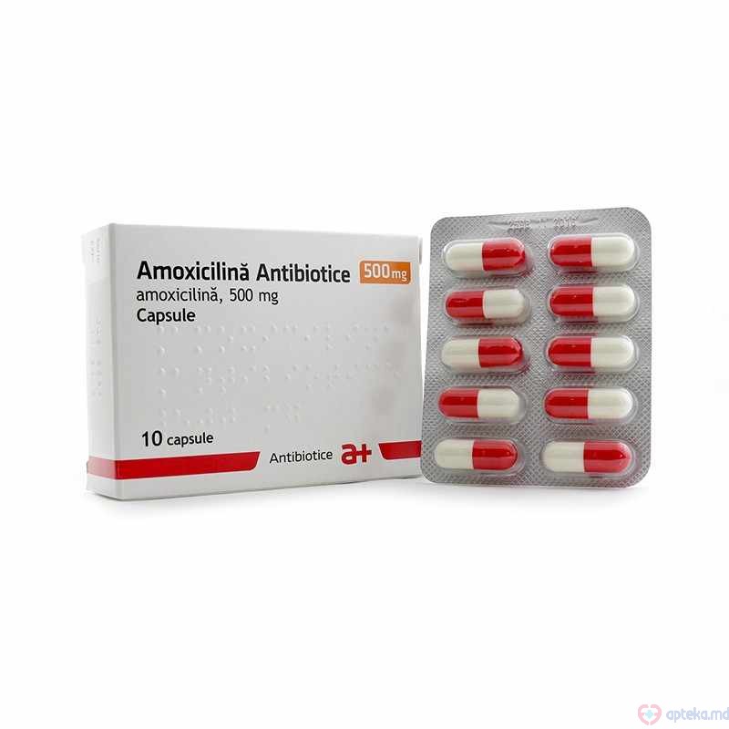 Amoxicilina Antibiotice 500 mg caps. 500 mg N10