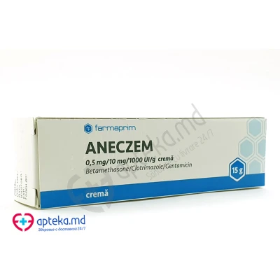 Aneczem crema 0,5 mg + 10 mg + 1000 UI 15 g N1