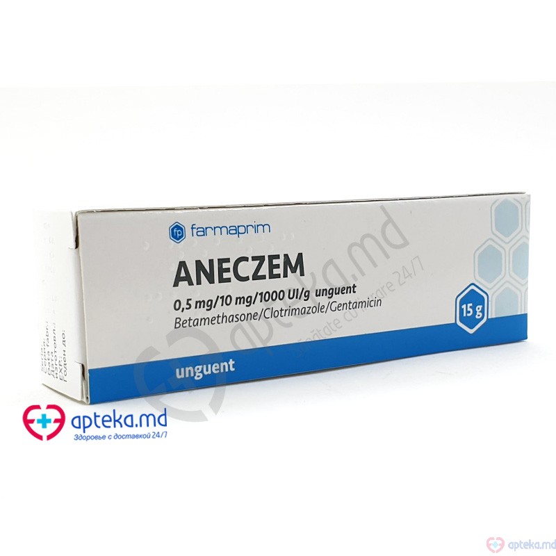 Aneczem ung. 0,5 mg + 10 mg + 1000 UI 15 g N1