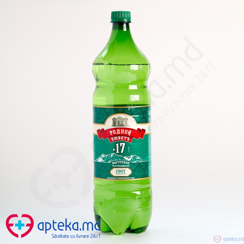 Apa minerala "Родной Бювет" №17  1,5l (intensgaz)