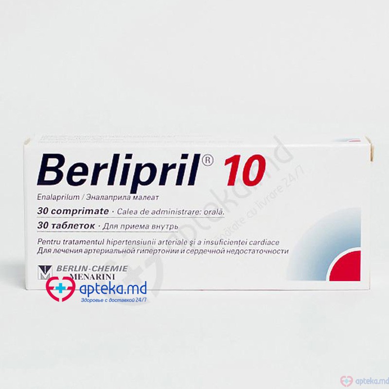 Berlipril 10 comp. 10 mg N10x3