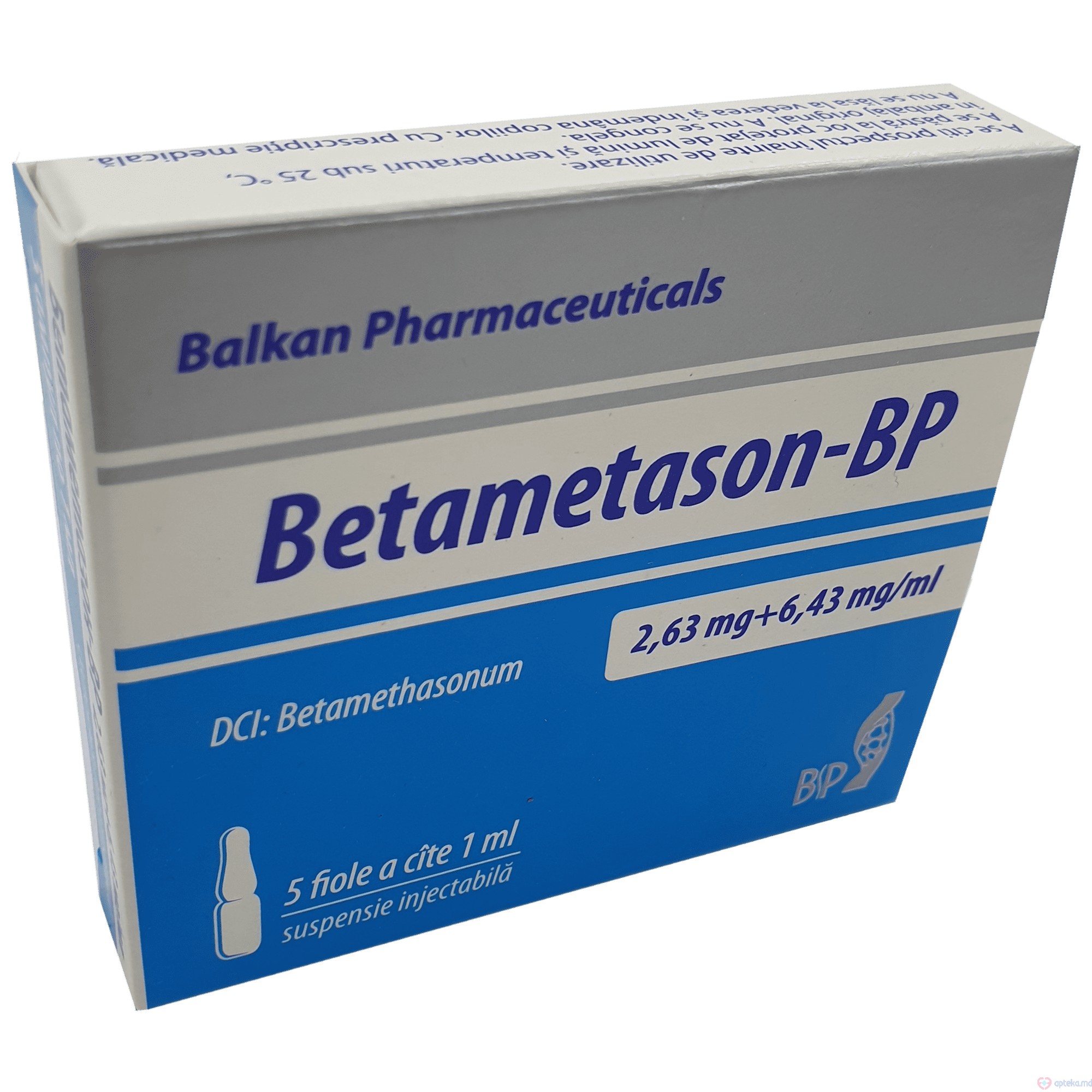 Betametason susp. inj. 2,63 mg/ml + 6,43 mg/ml 1 ml N5