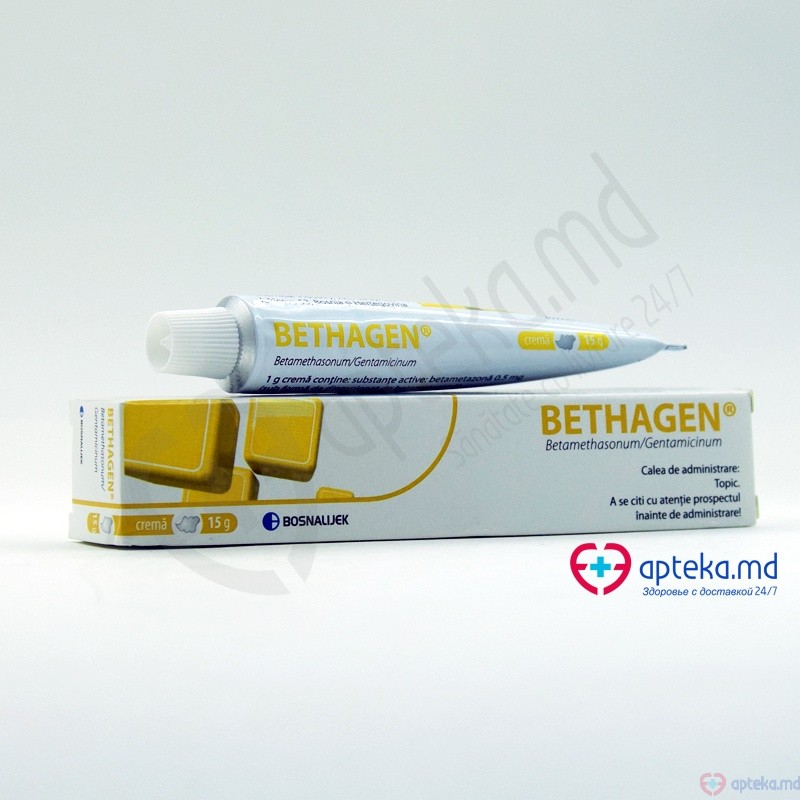 Bethagen crema 0,5 mg + 1 mg/g 15 g N1