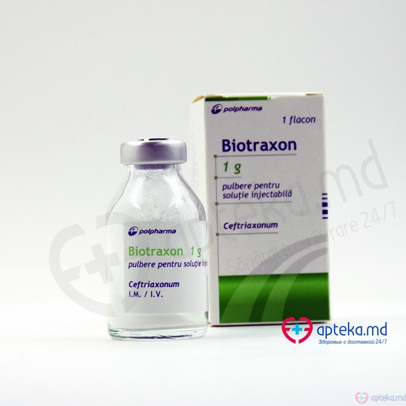 Biotraxon pulb./sol. inj. 1 g N1