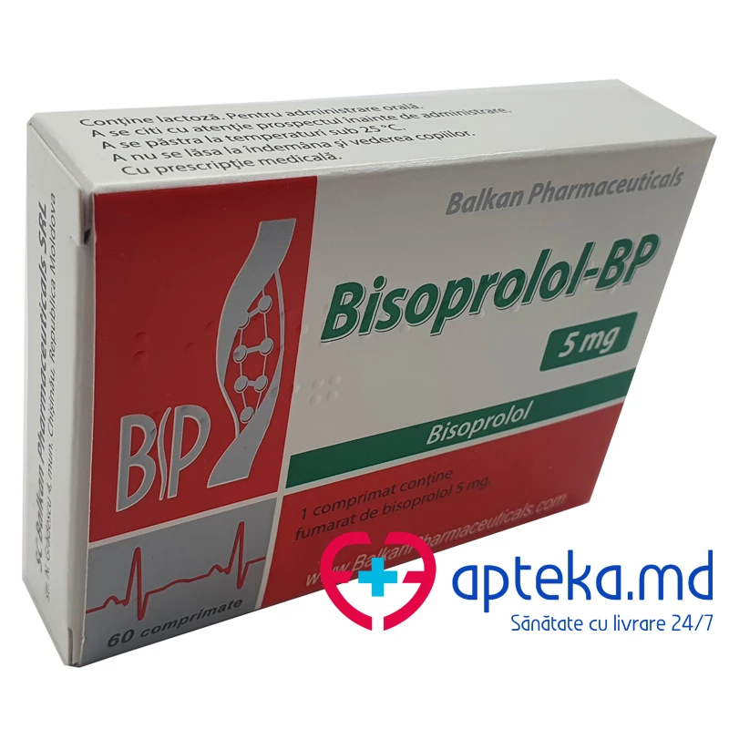 Бисопролол-BP табл 5 мг N20x3 Бисопролол-BP табл 5 мг N20x3