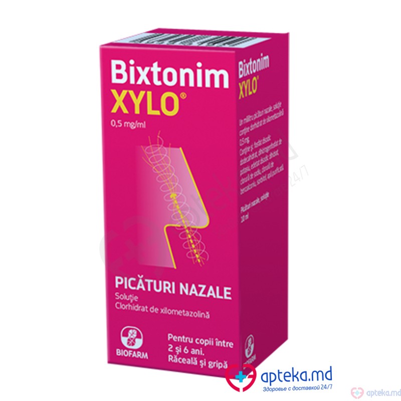 Bixtonim Xylo pic. naz., sol. 0,5 mg/ml 10 ml N1