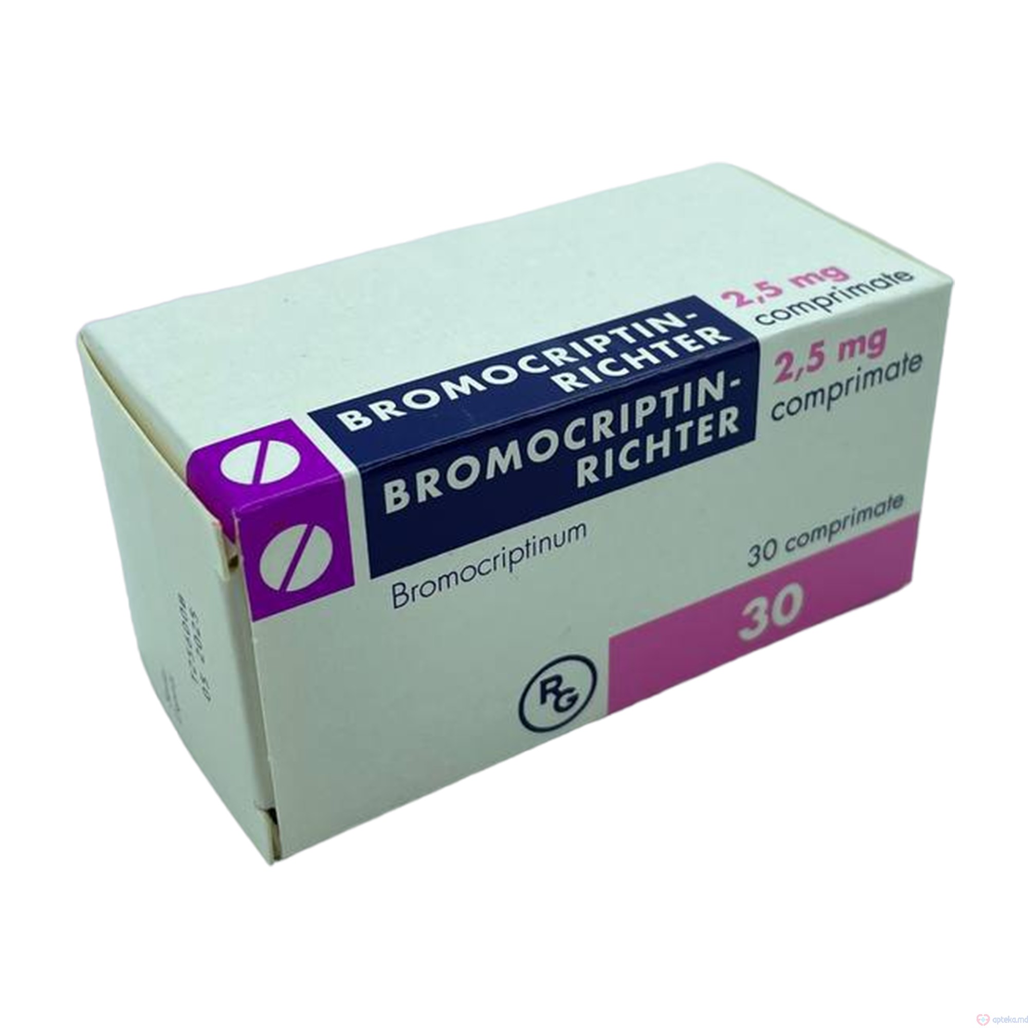 Bromocriptin 2.5mg tab. N30