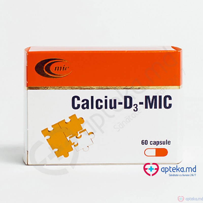 Calciu D3 Mik caps N60