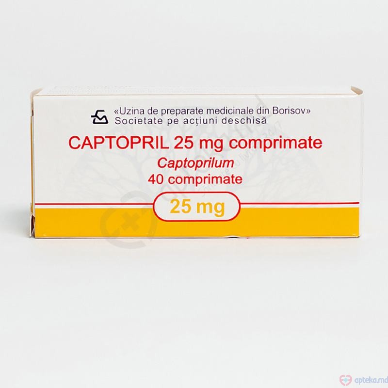 Captopril comp. 25 mg N10x4