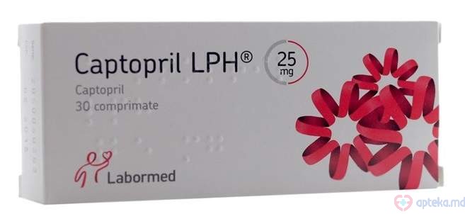 Captopril LPH 25 mg comp. 25 mg N10x3