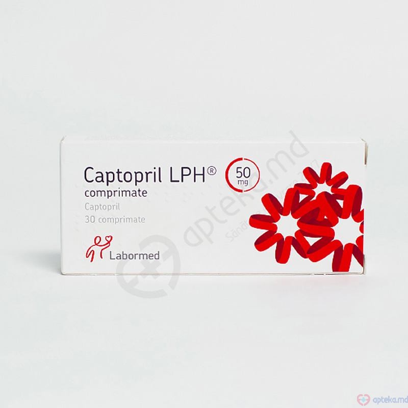 Captopril LPH 50 mg comp. 50 mg N10x3