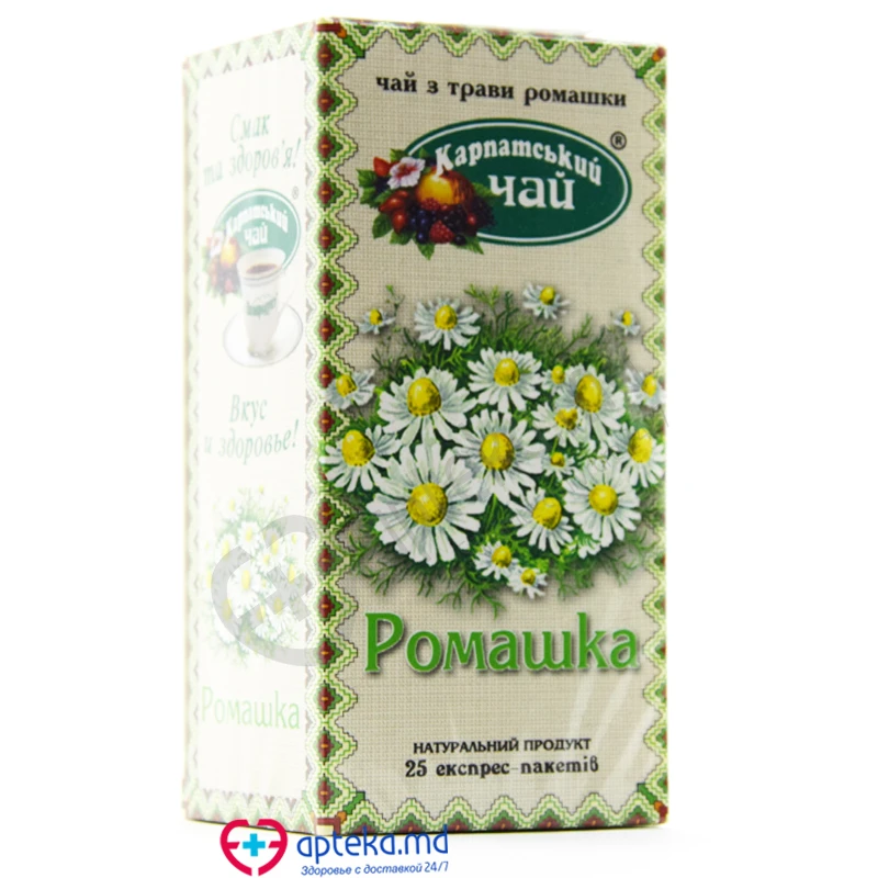 Карпатский чай, ромашка, ф/п 1.0 г N20 Карпатский чай, ромашка, ф/п 1.0 г N20