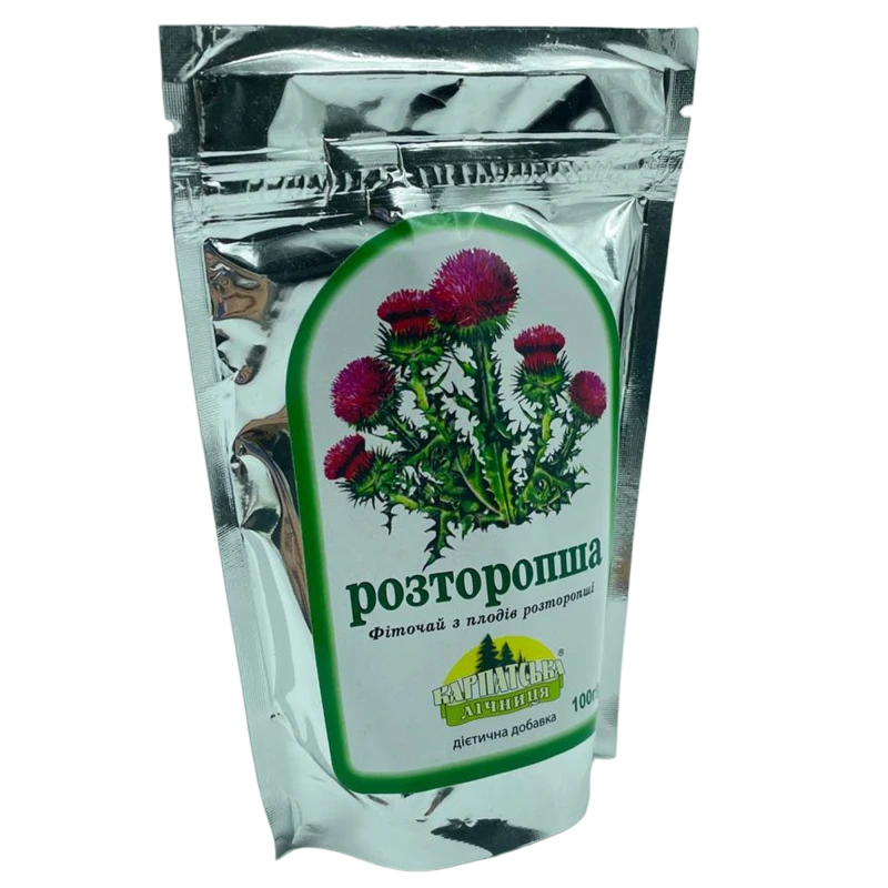 Чай Карпатская лечебница фиточай (Расторопша) 100 г Чай Карпатская лечебница фиточай (Расторопша) 100 г
