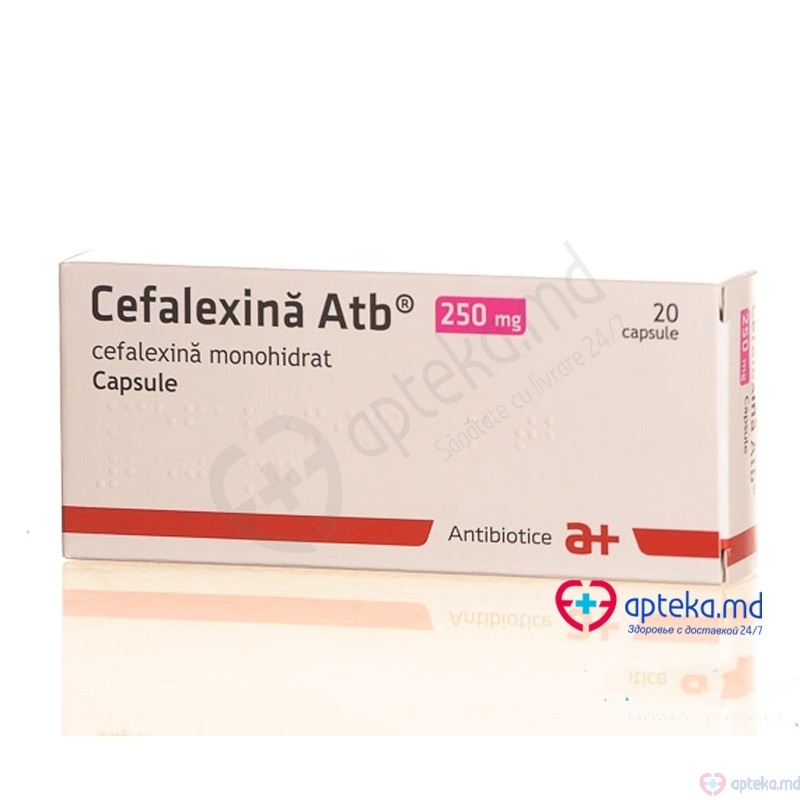 Cefalexina Atb 250 mg caps. 250 mg N10x2