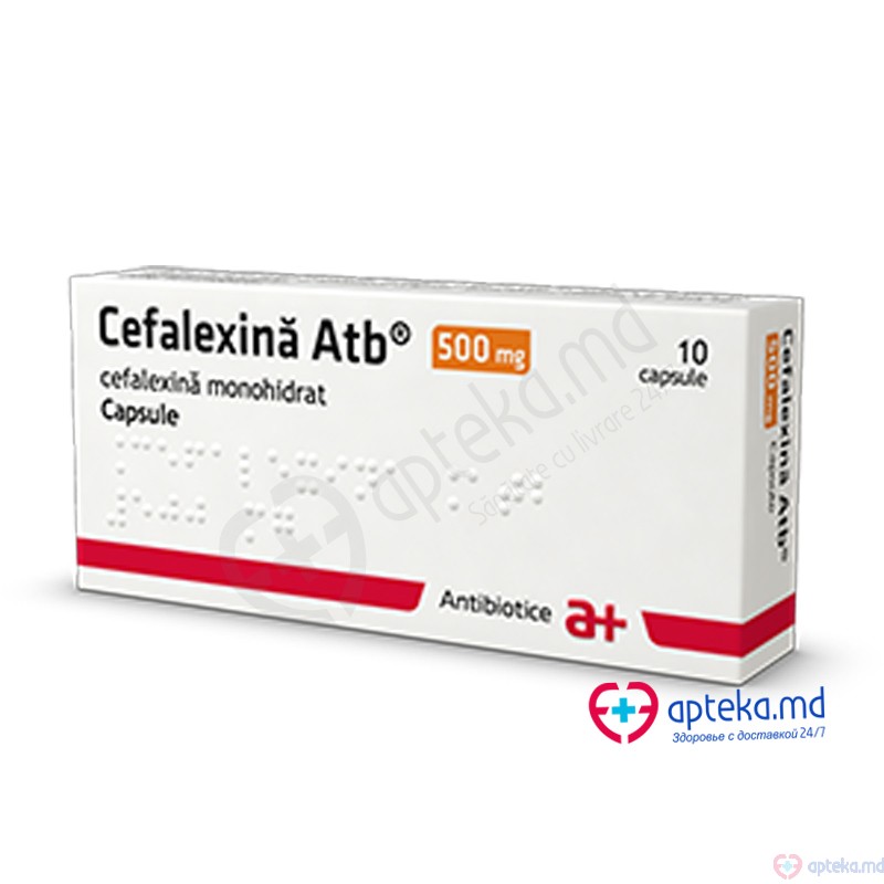 Cefalexina Atb 500 mg caps. 500 mg N10