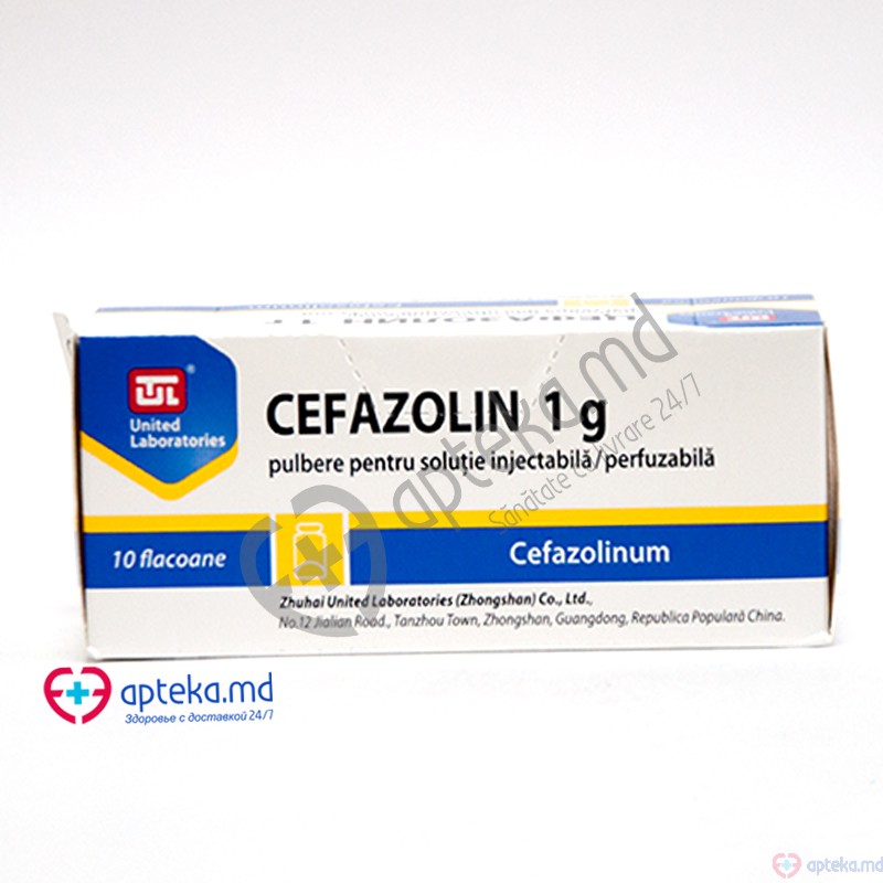 Cefazolin pulb./sol. inj. 1 g N10