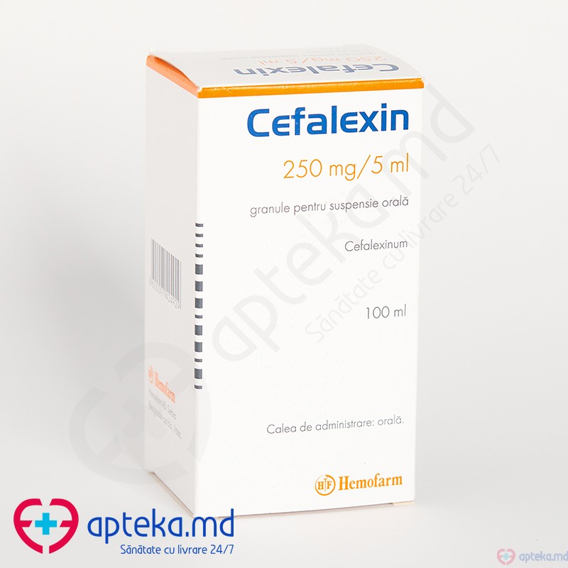 Cephalexin gran./susp. buvab. 250 mg/5 ml 100 ml N1