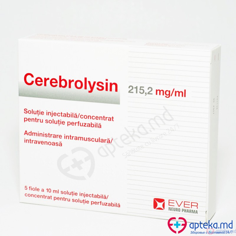 Cerebrolysin sol. inj. 215,2 mg/ml 10 ml N5