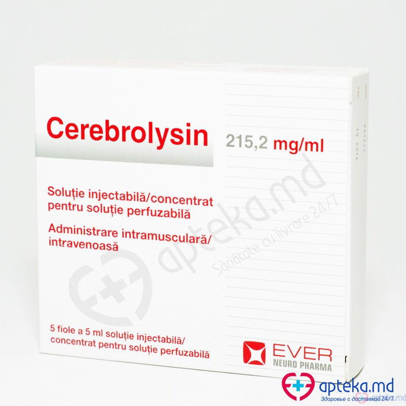 Cerebrolysin sol. inj. 215,2 mg/ml 5 ml N5