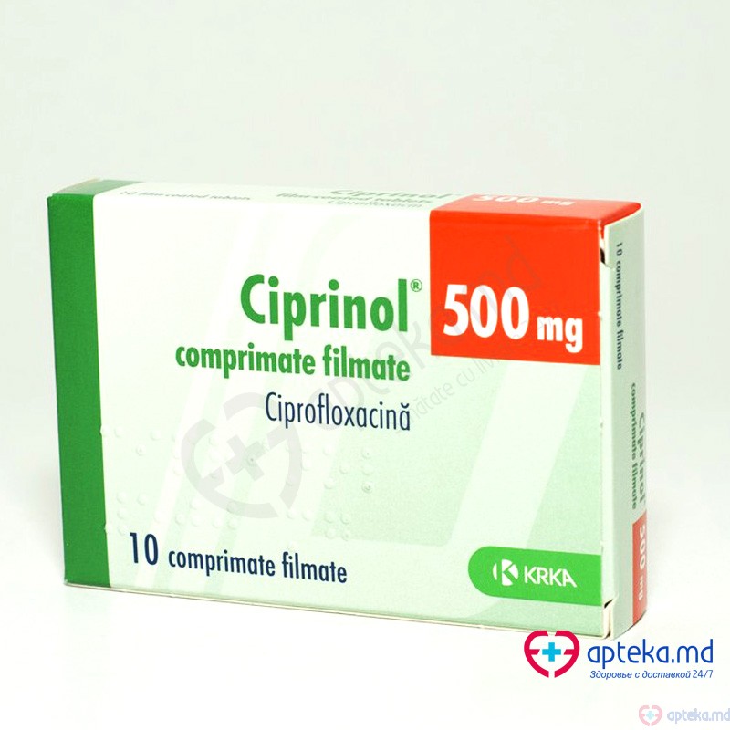 Ciprinol 500 mg comp. film. 500 mg N10