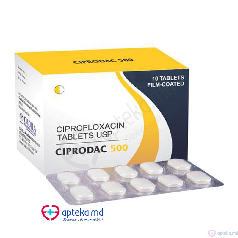 Ciprodac 500 comp. film. 500 mg N10