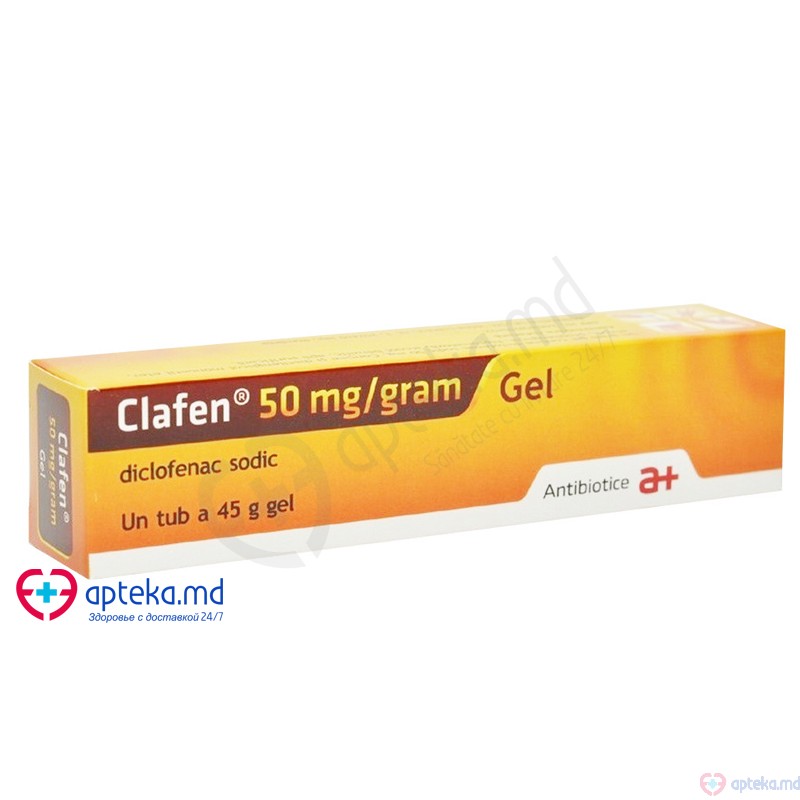 Clafen forte 50 mg/gram gel 50 mg/g 45 g N1