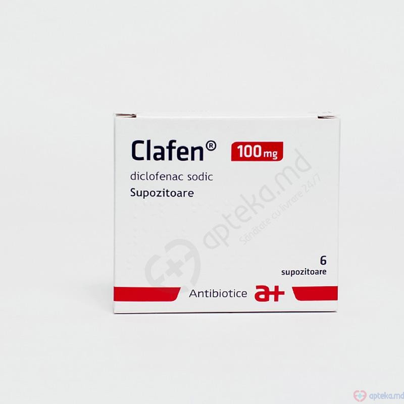 Clafen sup. 100 mg N3x2