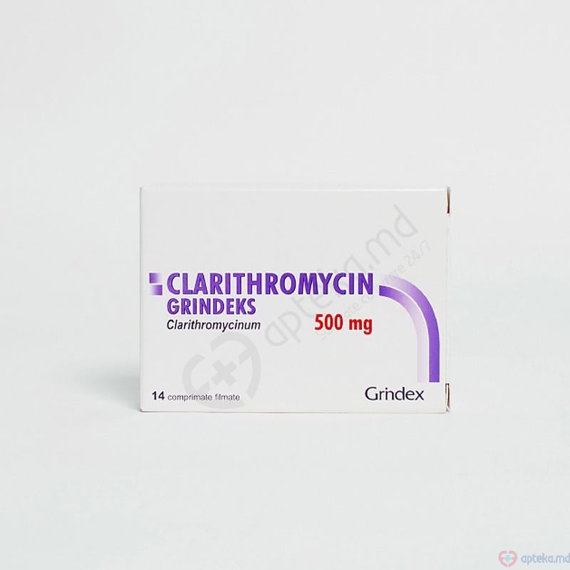 Claritromicin Grindeks comp. film. 500 mg N7x2