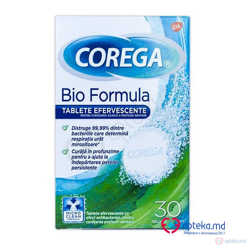 Corega Tabs Bio Formula  tab. eff. N30