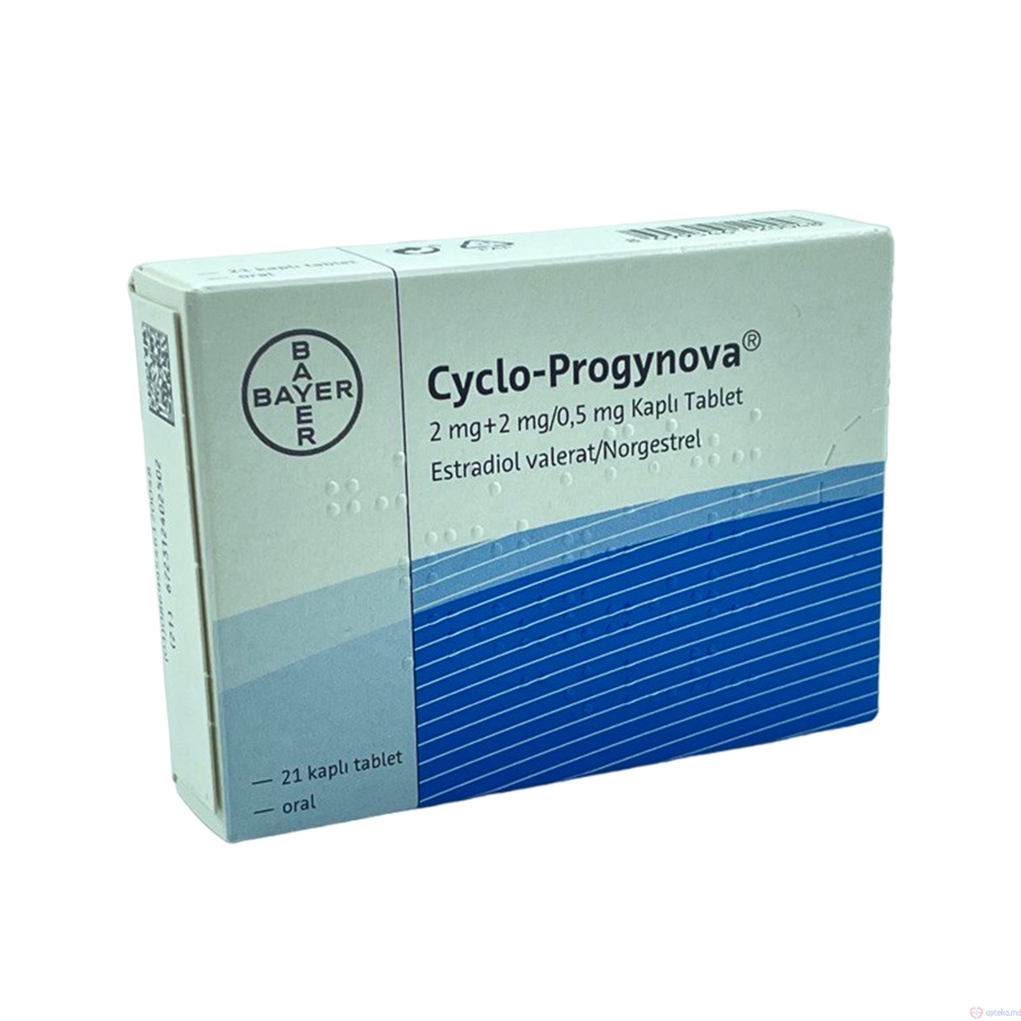 Cyclo-Proginova draj. 2 mg/2 mg + 0,15 mg N21