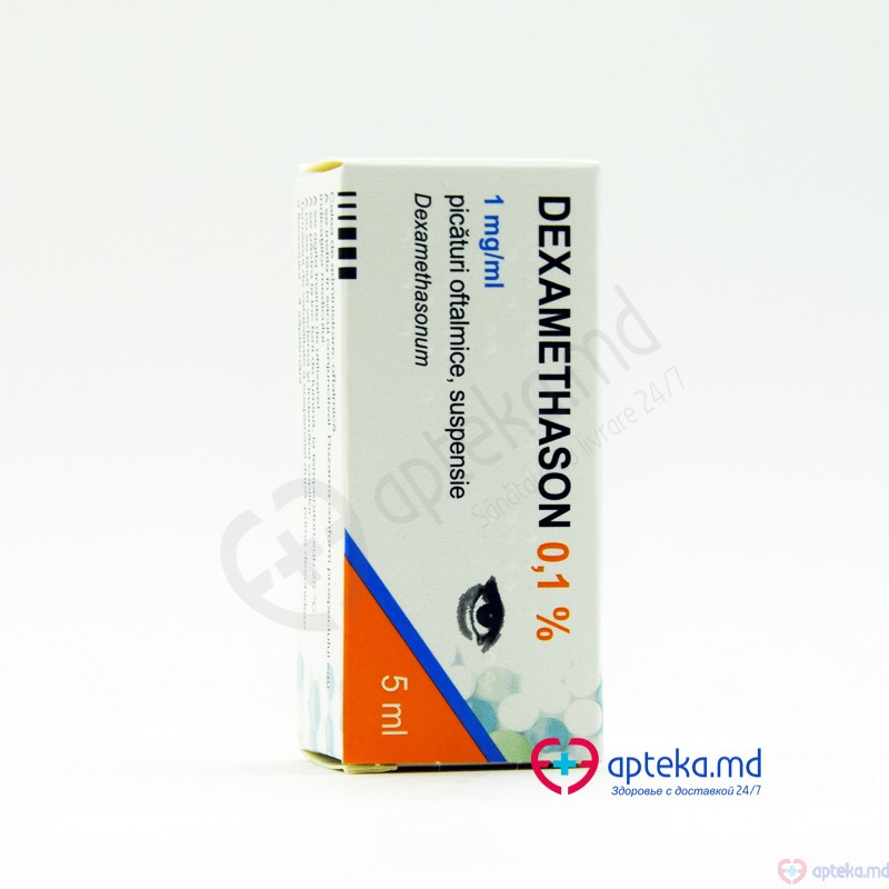 Dexamethason 0,1 % pic. oft., susp. 1 mg/ml 5 ml N1