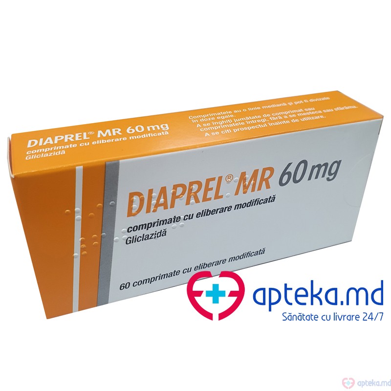 Diaprel MR 60 mg comp. elib. modif. 60 mg N30x2