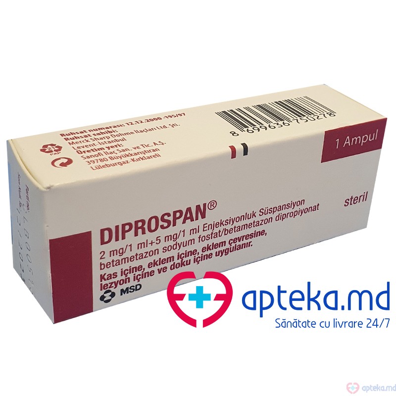 Diprospan susp. inj. 2 mg + 5 mg/ml 1 ml N1